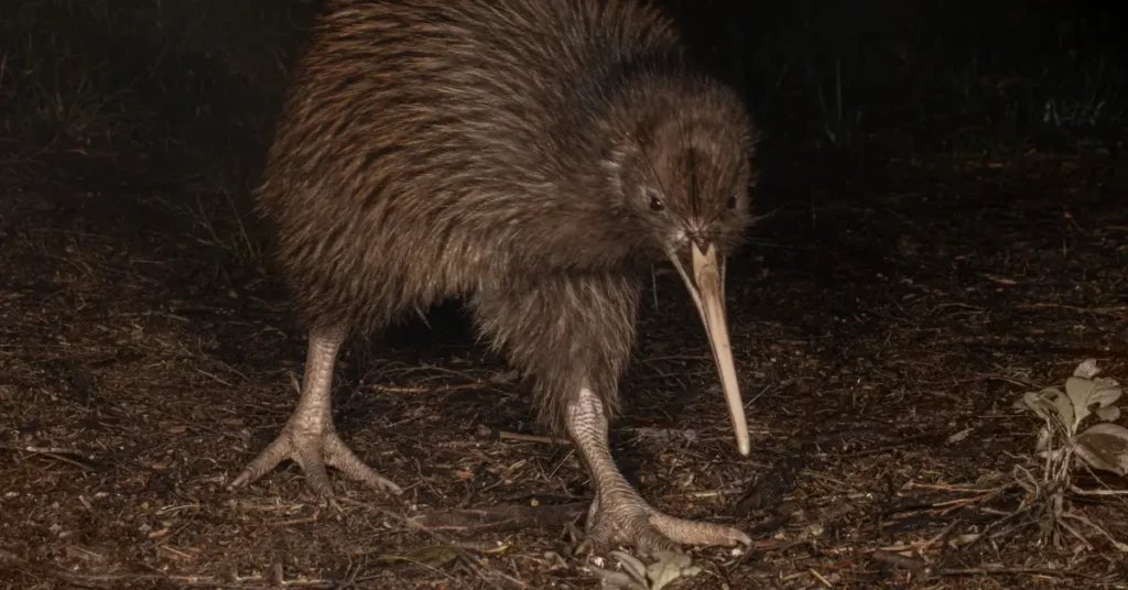 A Kiwi, a bird who can use smell to navigate in the dark.